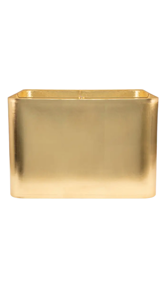 Square Gold Foil Lamp Shade