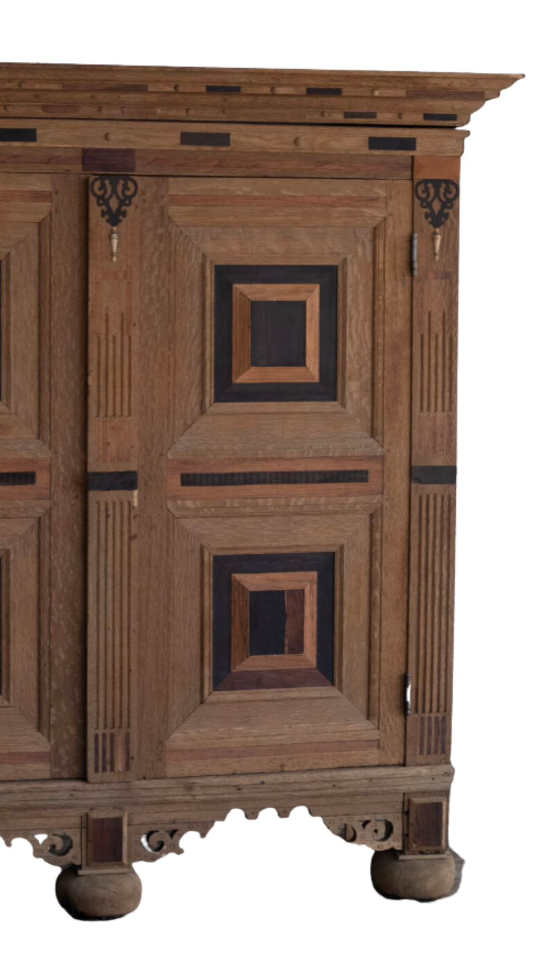 C358 Square Wooden Cabinet