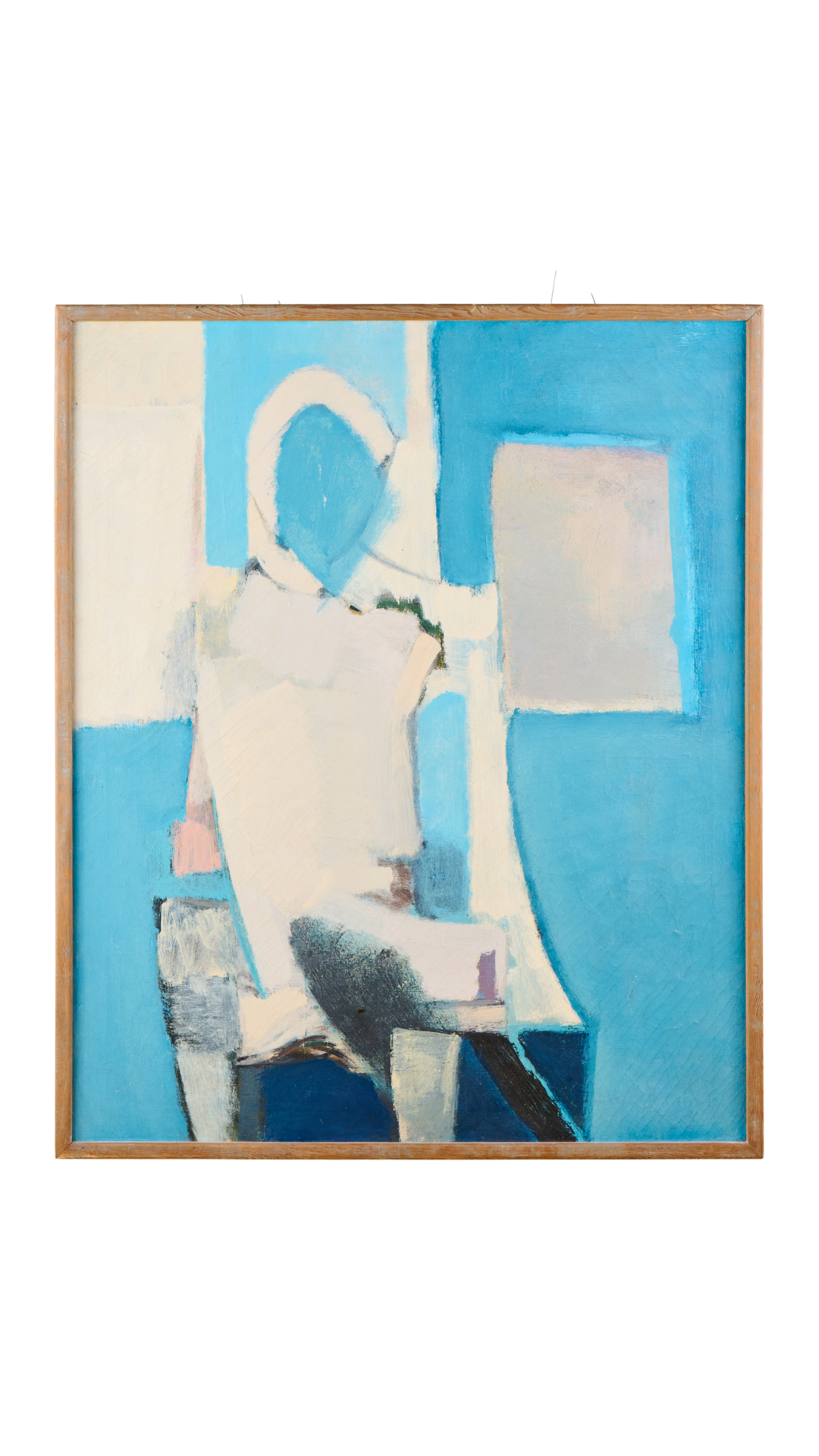 Barbara Brown | Abstract Figural Cubist Style Painting | 35x29