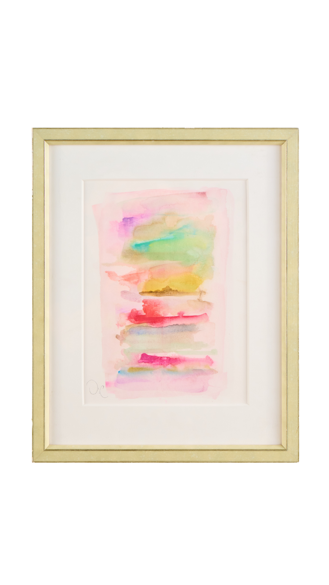 Green & Pink Abstract | Paula Munger