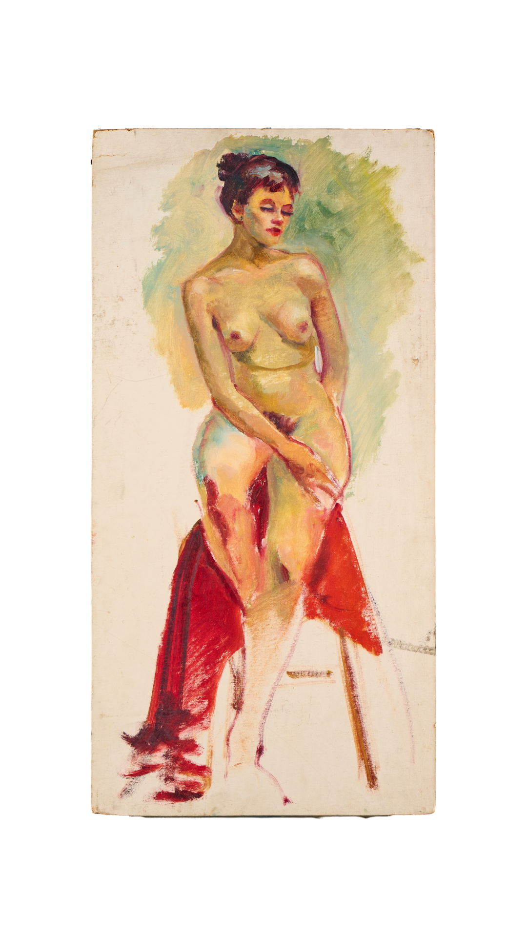 Lady in Red Nude (Unframed)
