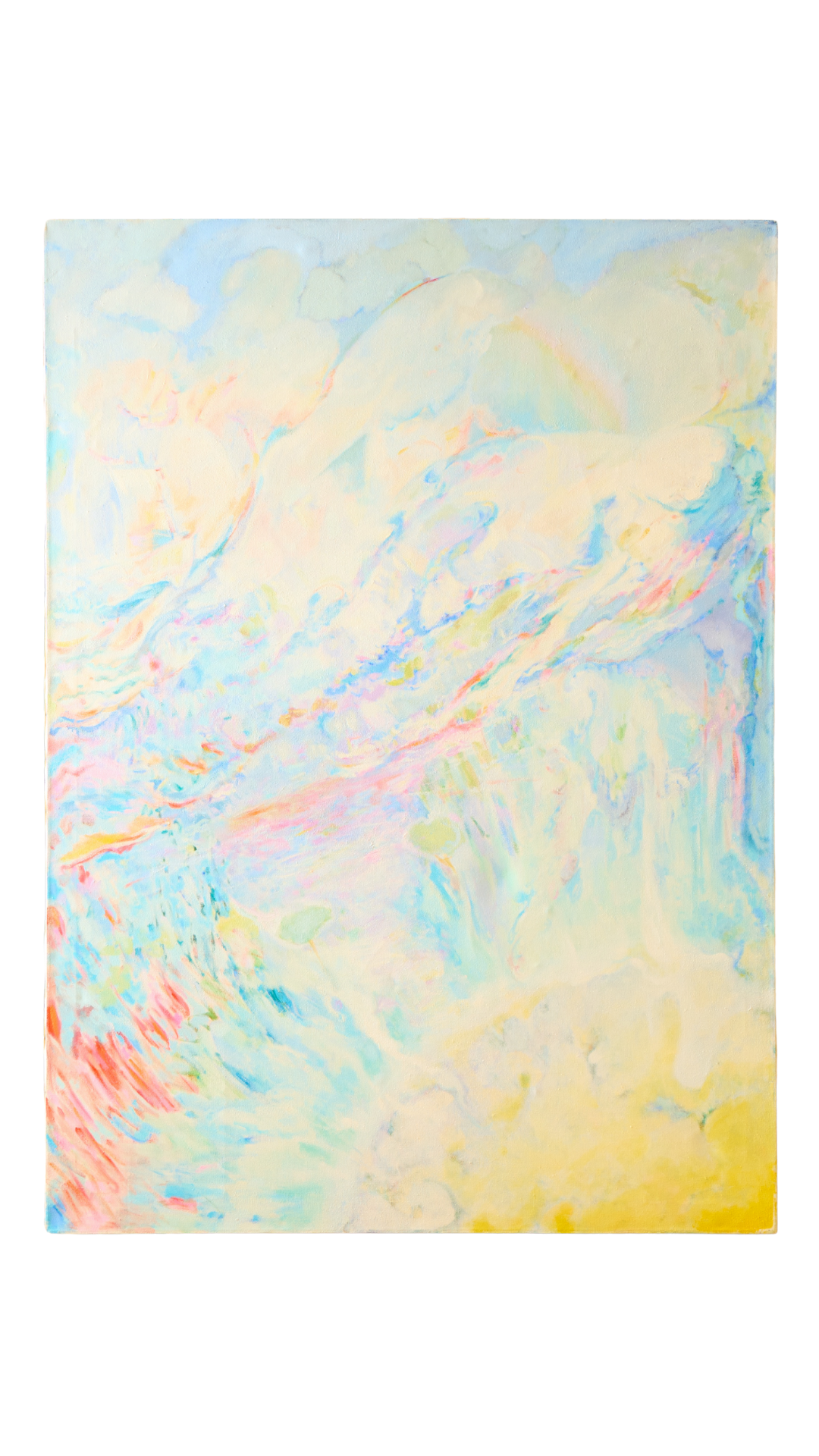 Large Sun Burst Multi Color Abstract
