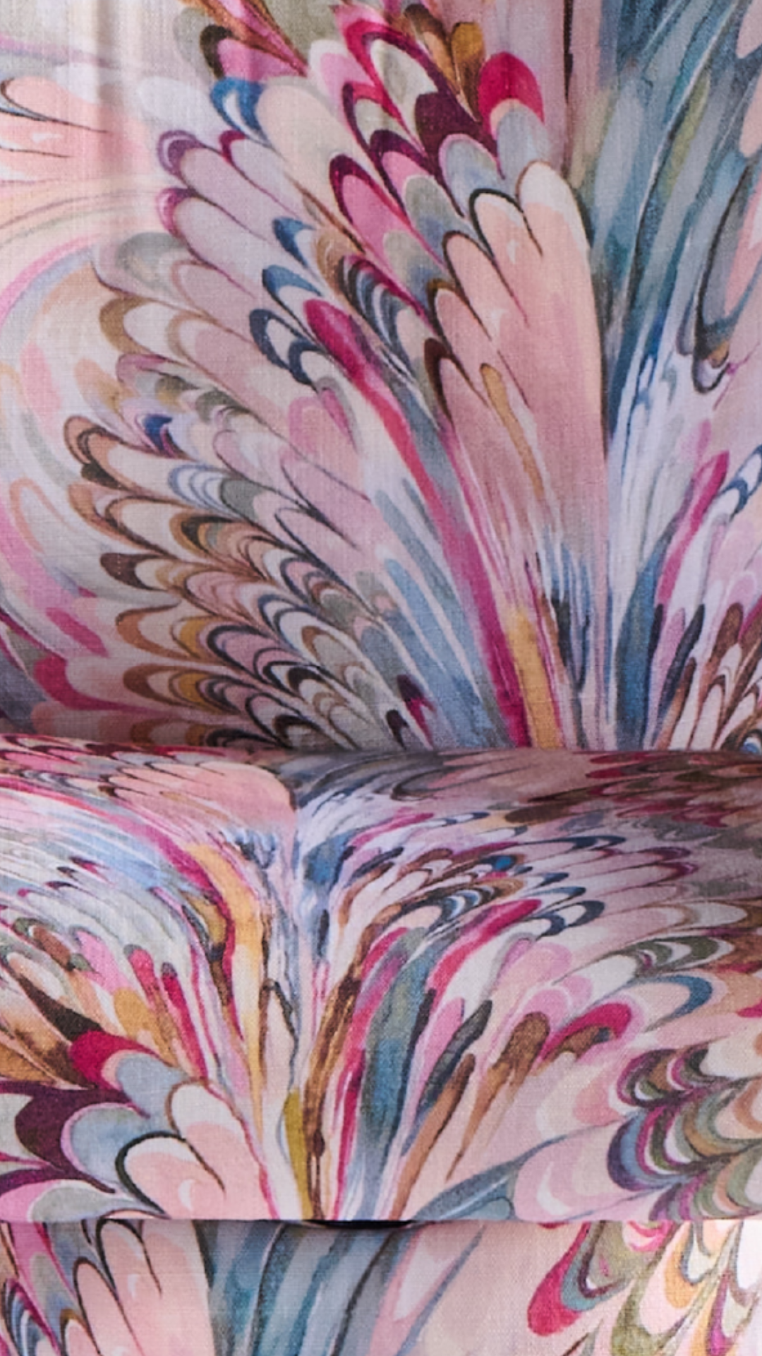 Marbled Swivel Dining Chair