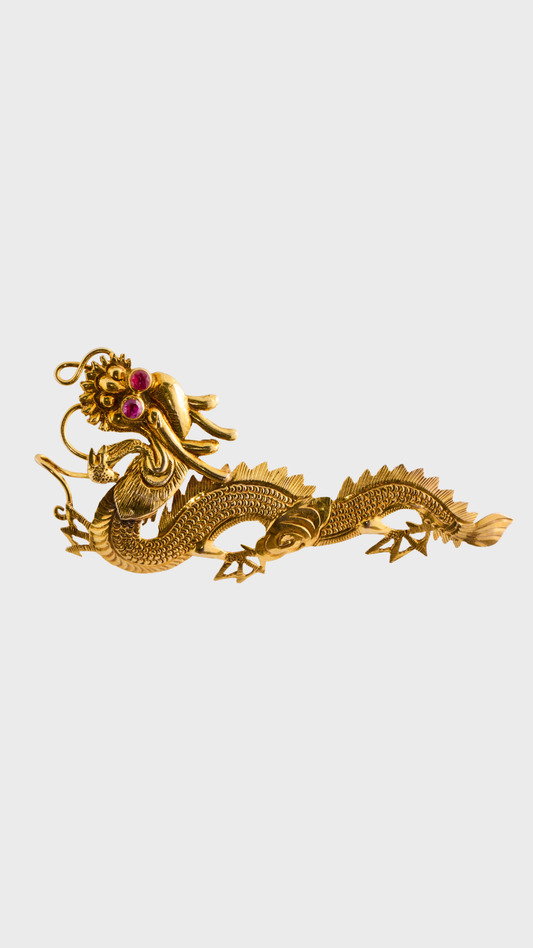 767 Oriental Dragon Brooch