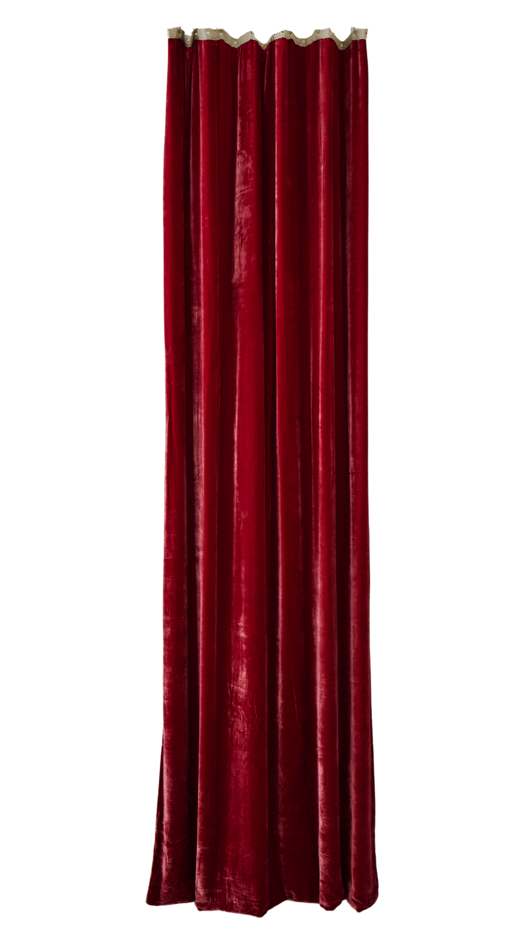 Full Panel Silk Velvet Curtain 4'x9'