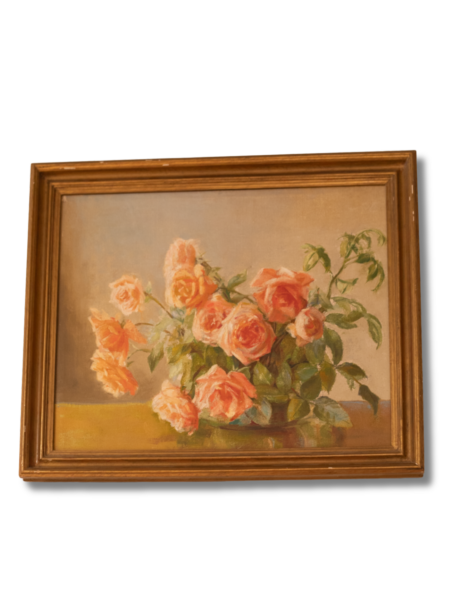 Pink Rose Oil Painting