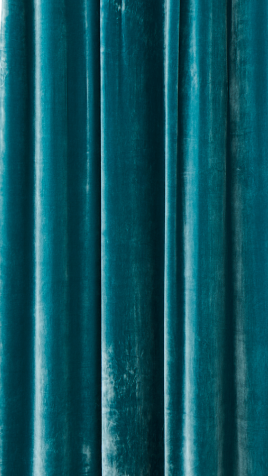 Full Panel Silk Velvet Curtain 4'x9'