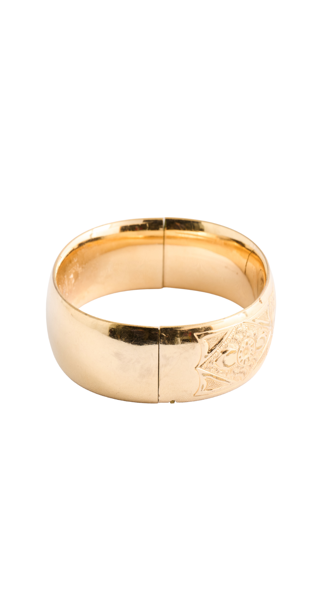 Large Antique Gold Cuff