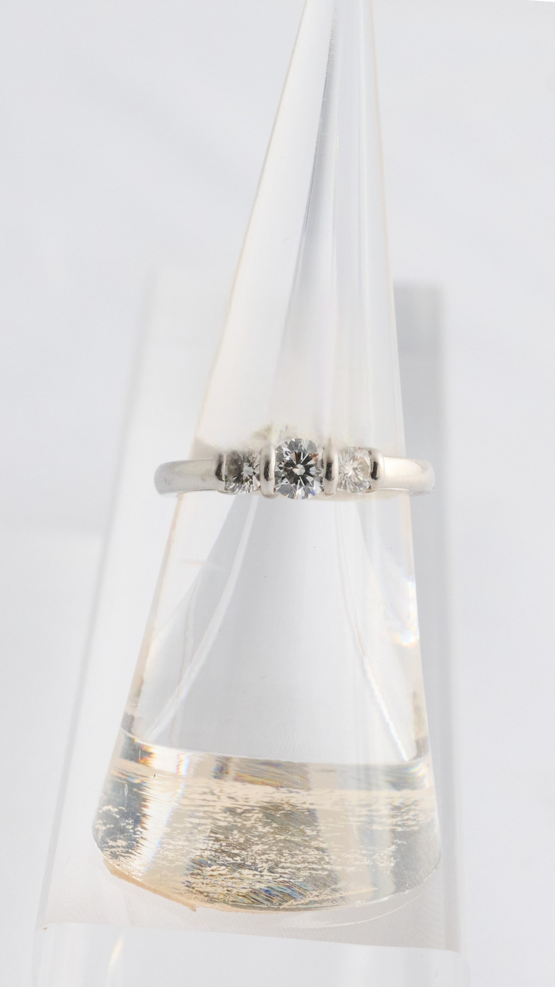 333 Platinum Diamond Ring