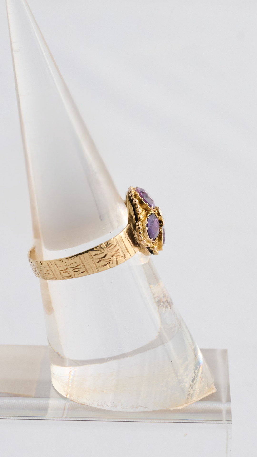 38 Amethyst Pearl Ring