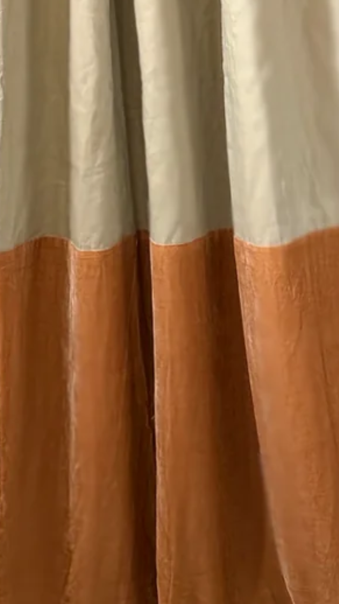 Double Layer Curtain (Silk & Velvet) 4ft x 9ft