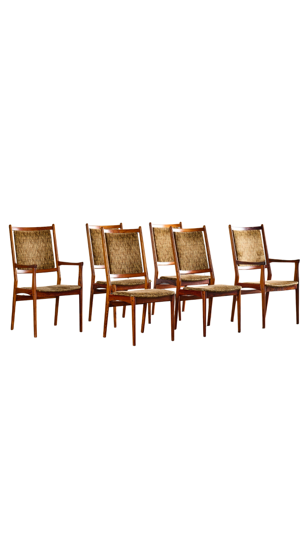 LR798 S/6 Danish Rosewood Dining Chairs
