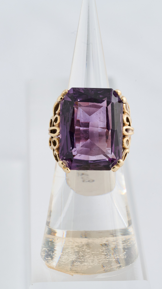 Large Amethyst Ring