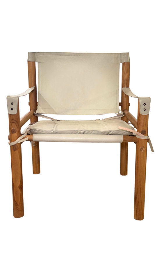 INDO2 Andini Leather Armchair Cream