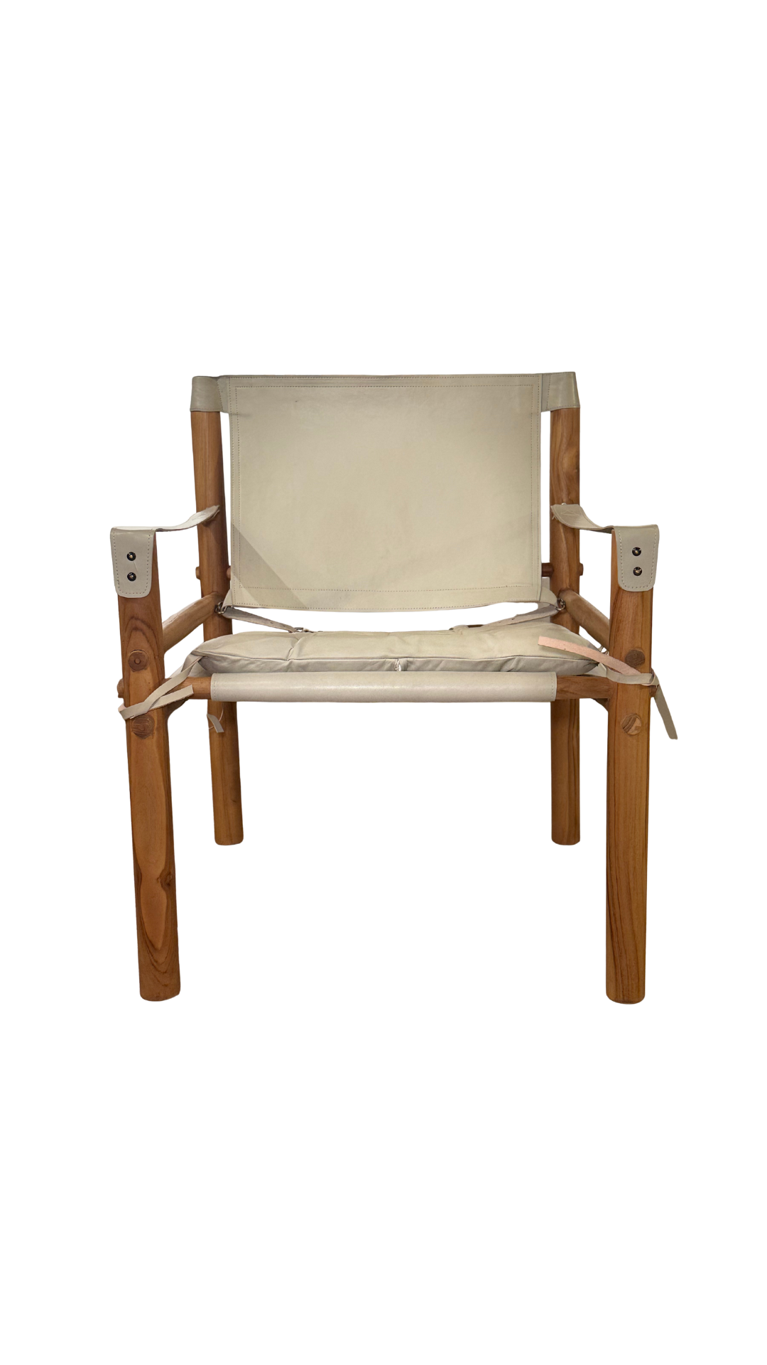 INDO2 Andini Leather Armchair Cream