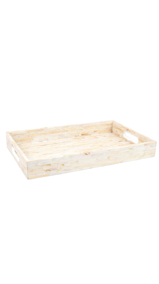 White Mother of Pearl Tray