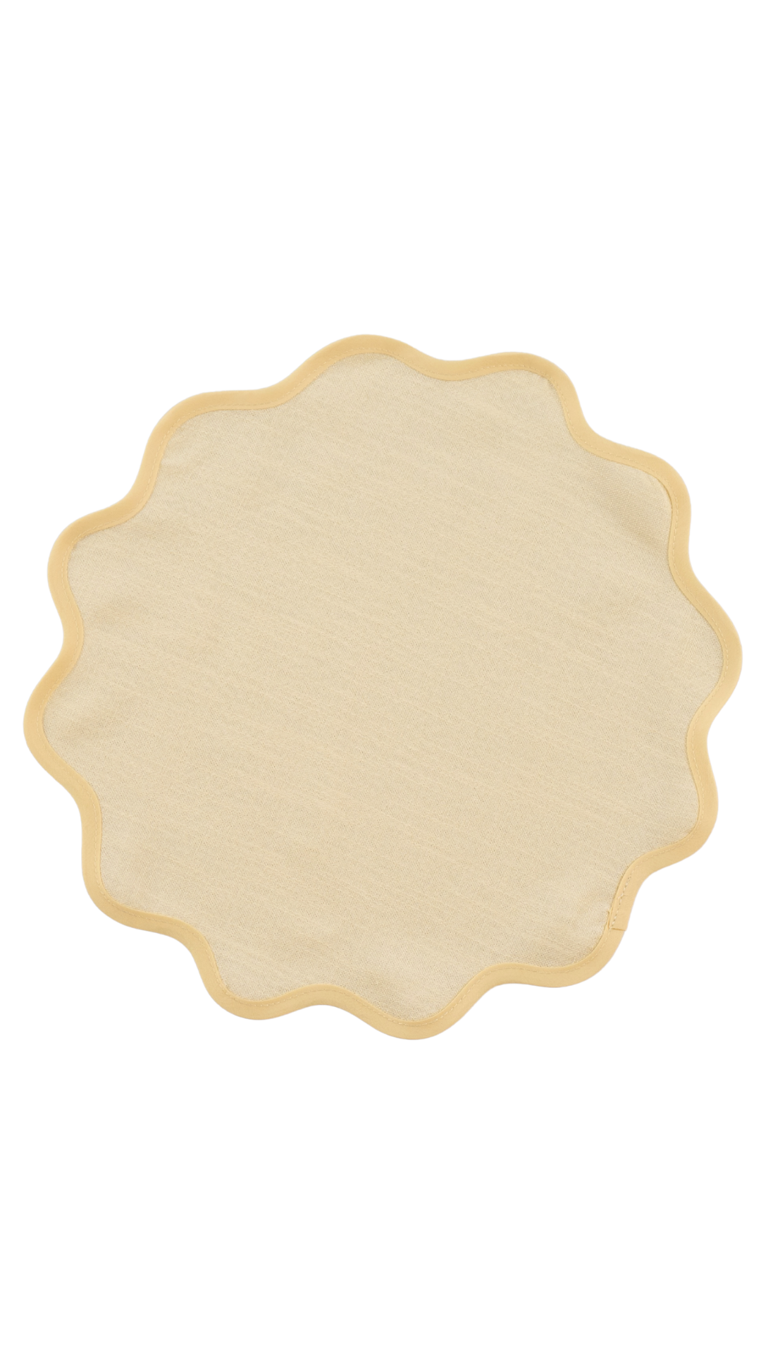 Scallop Placemat 16" Round S/4
