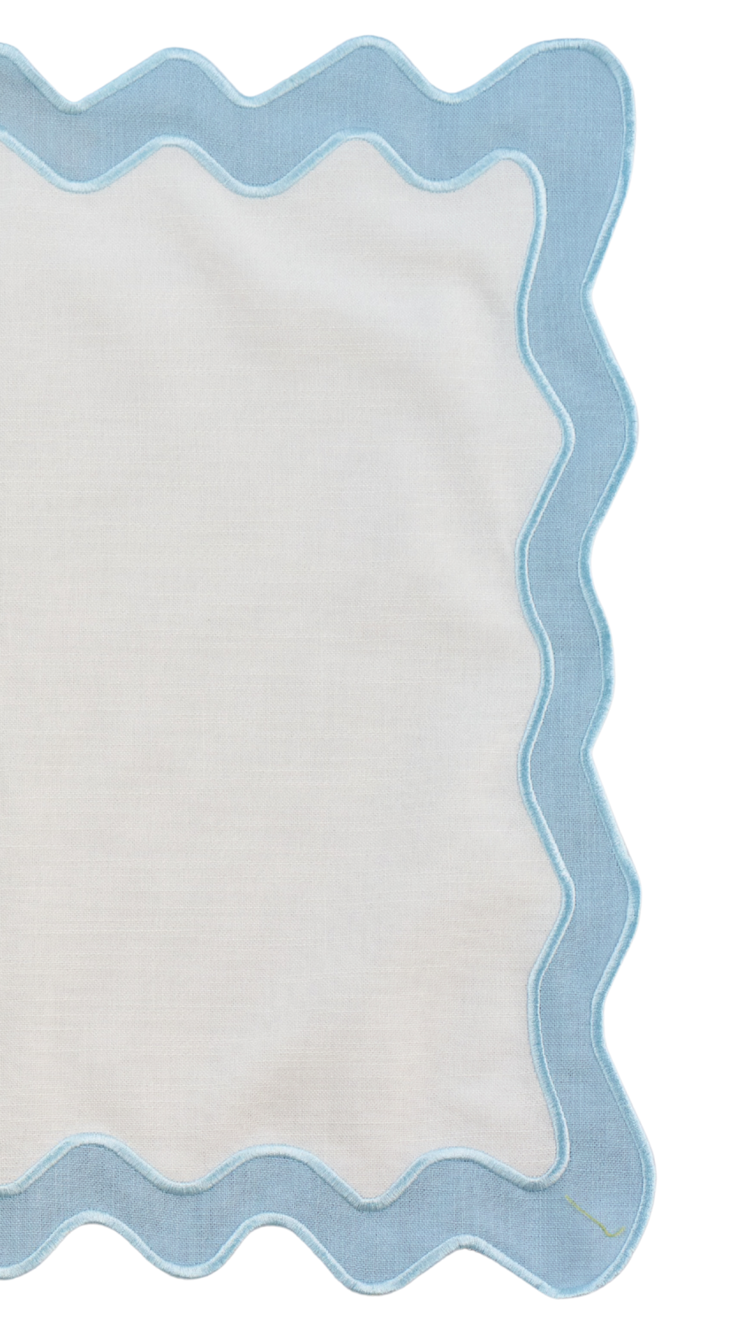 S/4 Scallop Napkins 20x20