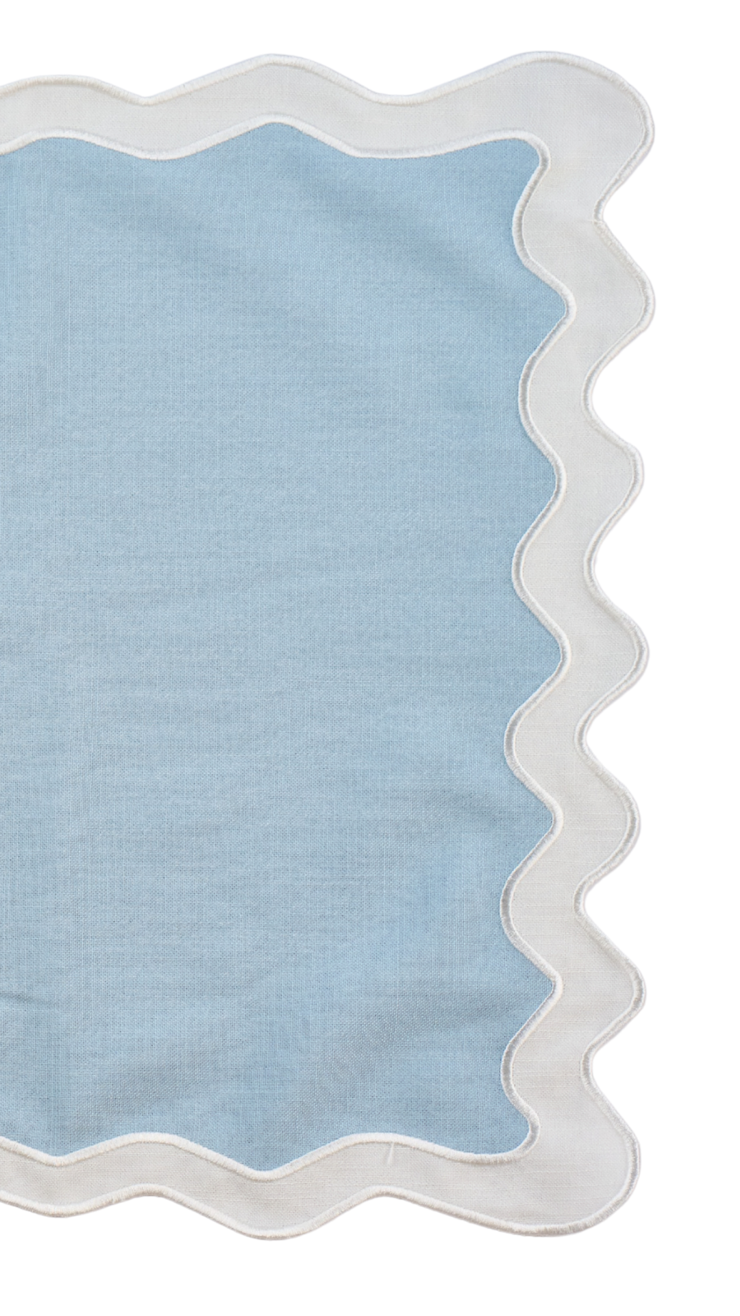 S/4 Scallop Napkins 20x20