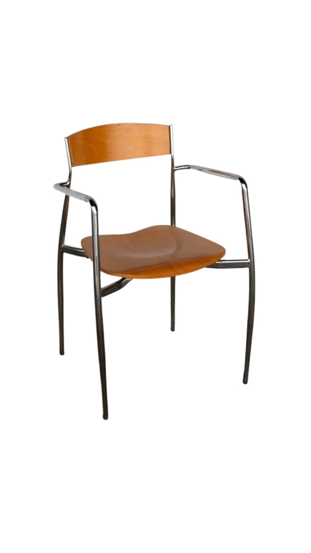 L089 Wood/Metal Arm Chairs