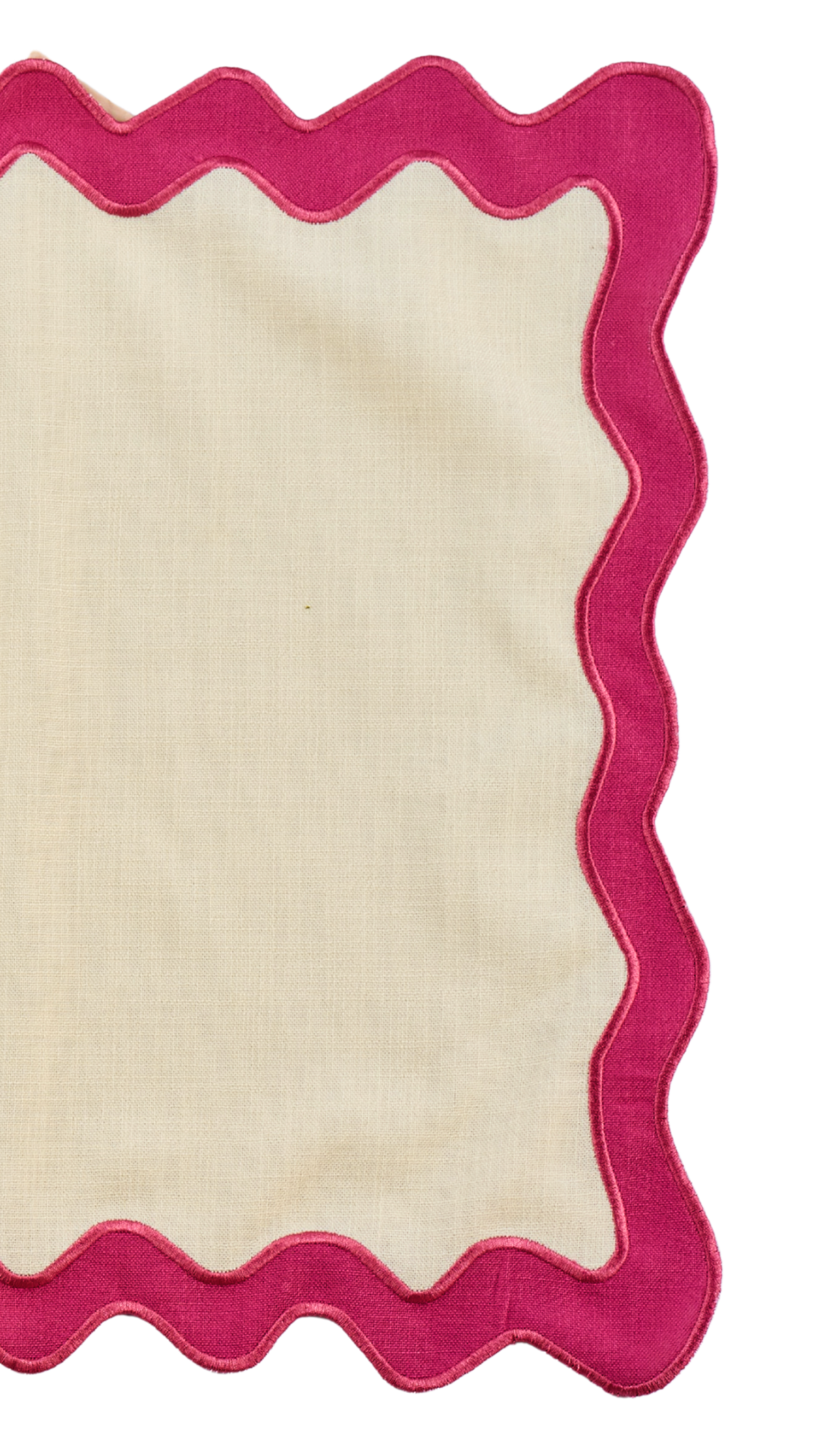 S/4 Scallop Napkins 20x20