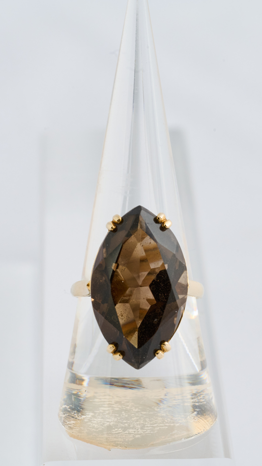 69 Smoky Topaz Ring