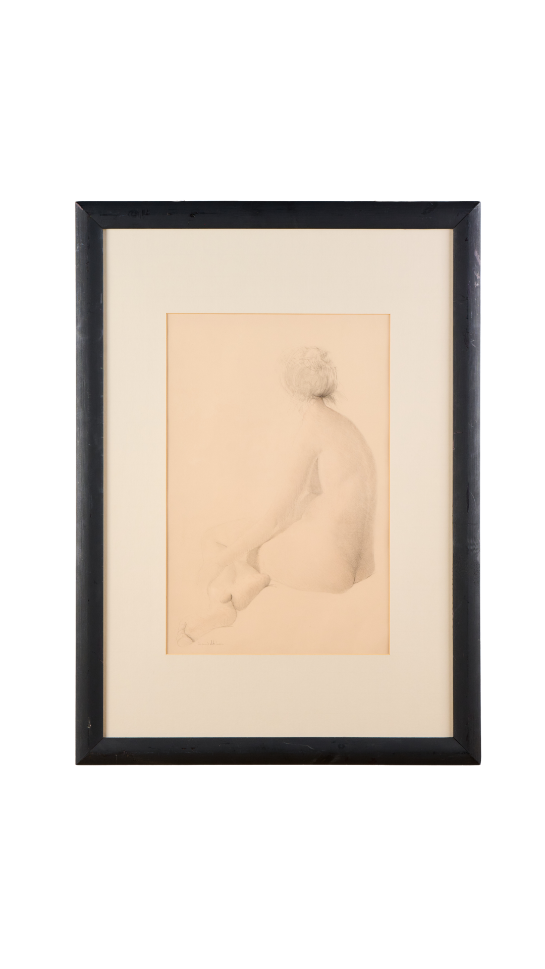 Framed Soft Nude Sketch