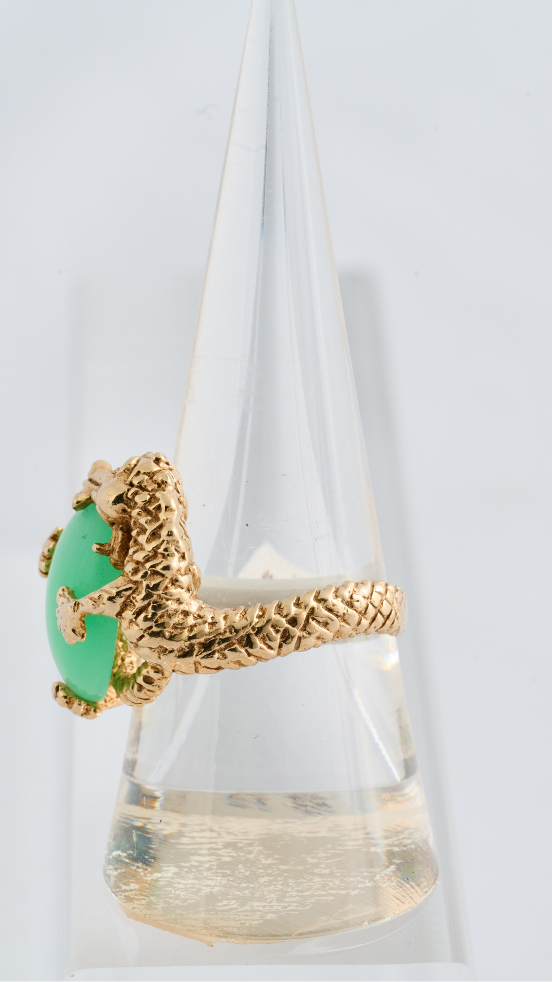 241 Chrysoprase Dragon Ring