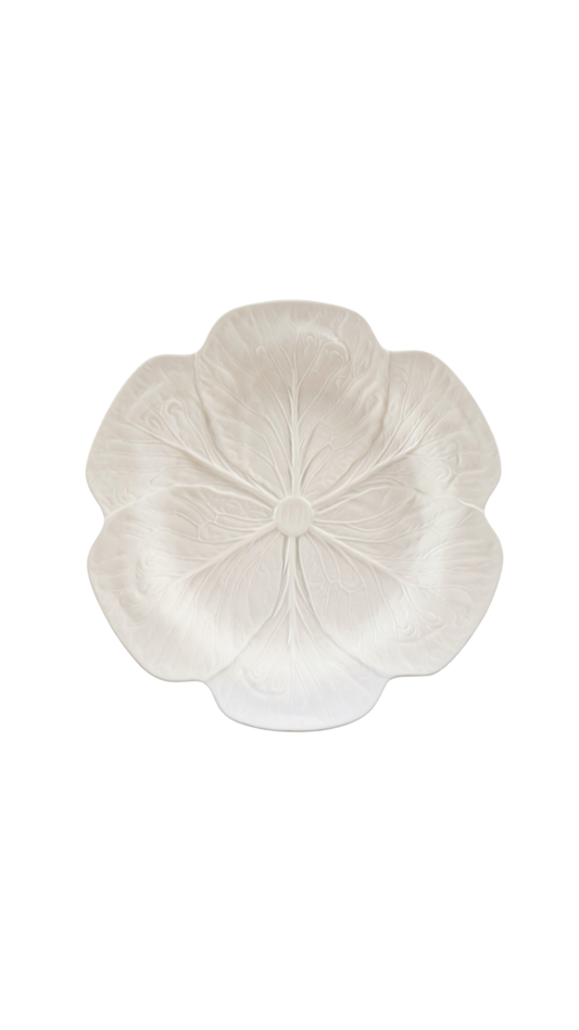 10.5" Ivory Cabbage Plate
