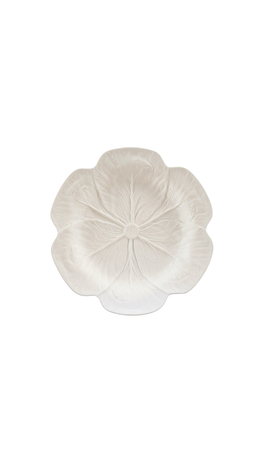 8" Ivory Cabbage Plate