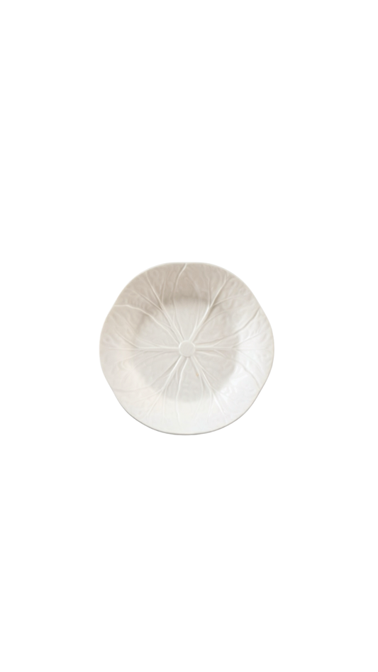 6" Ivory Cabbage Plate
