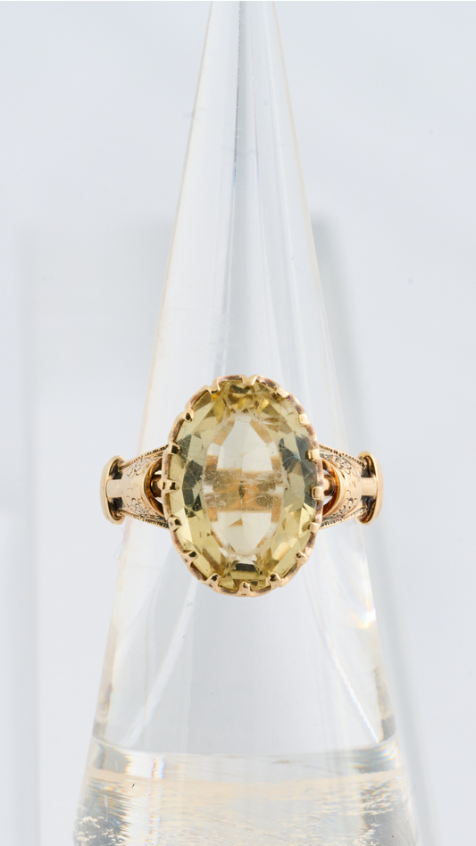 14kt Gold Citrine Ring