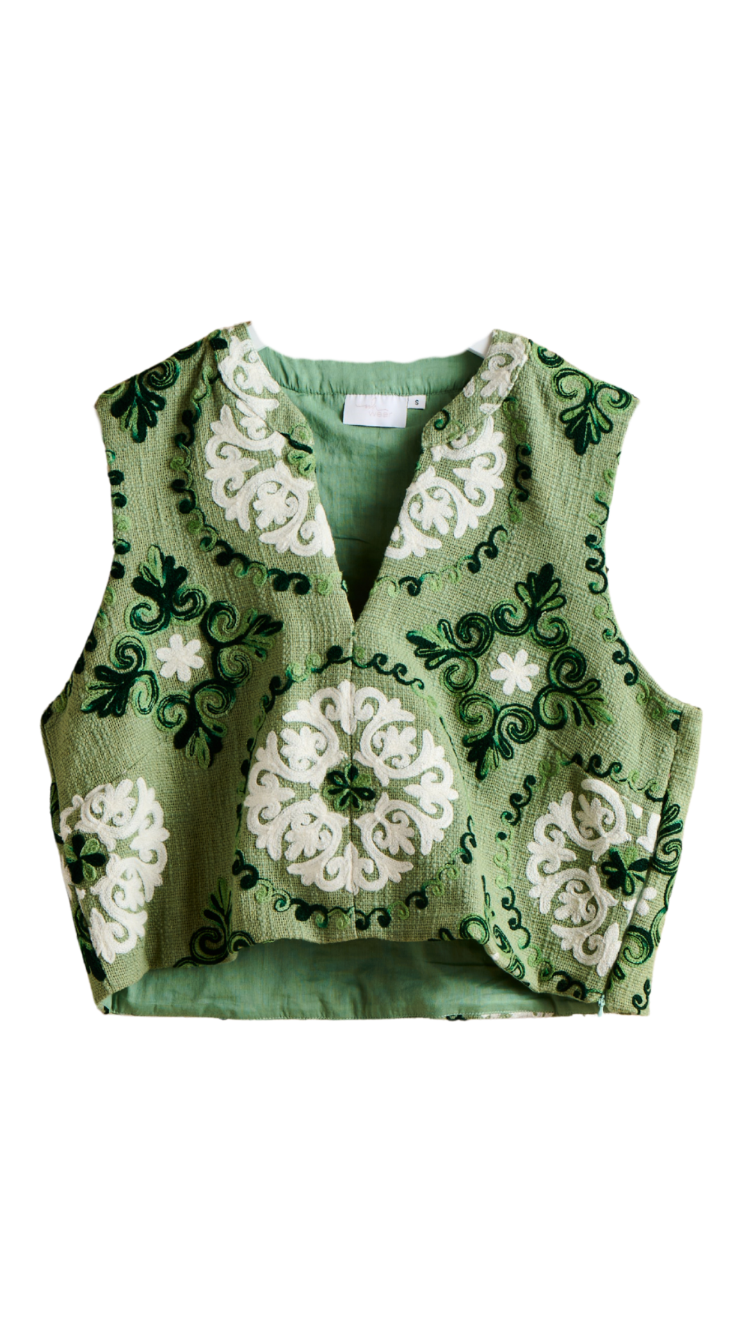 Green Suzani Courtney Top