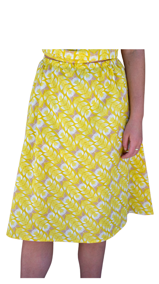 Terrie Flair Skirt Yellow