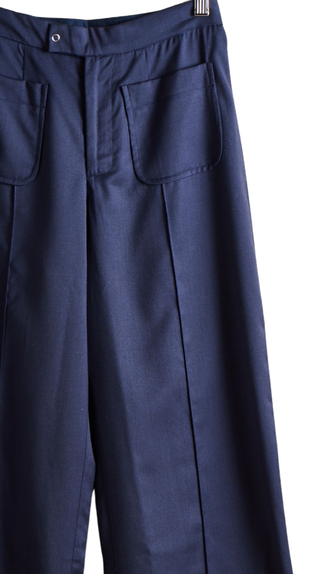 Emma Navy Fine Suiting Pant