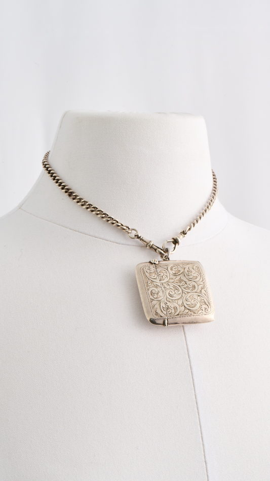 Gold Match Stricker Charm Necklace