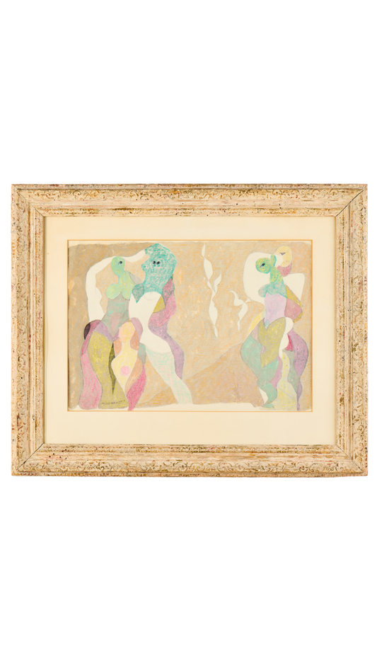 Circle of Max Ernst | Vintage Frame | Original Mixed Media