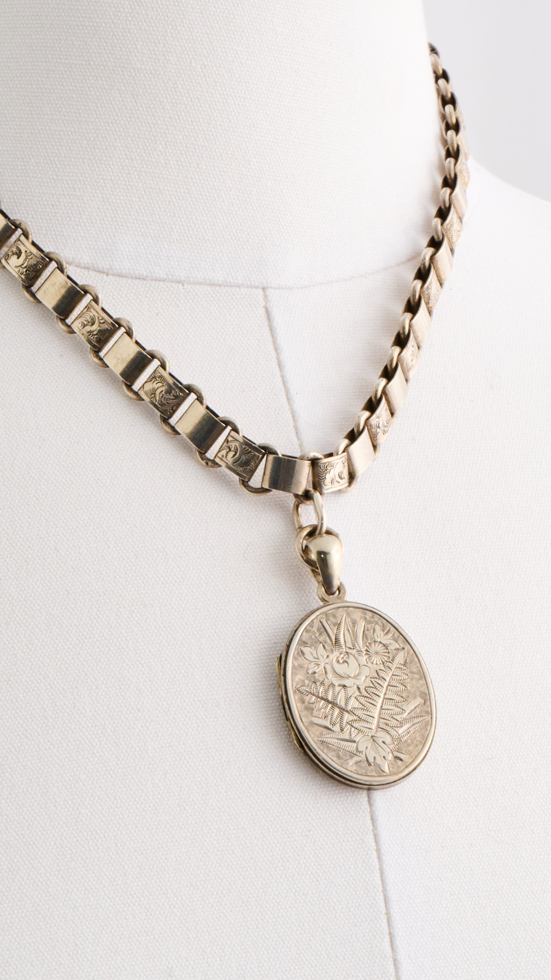 Sterling  Bookmark Chain w/Locket