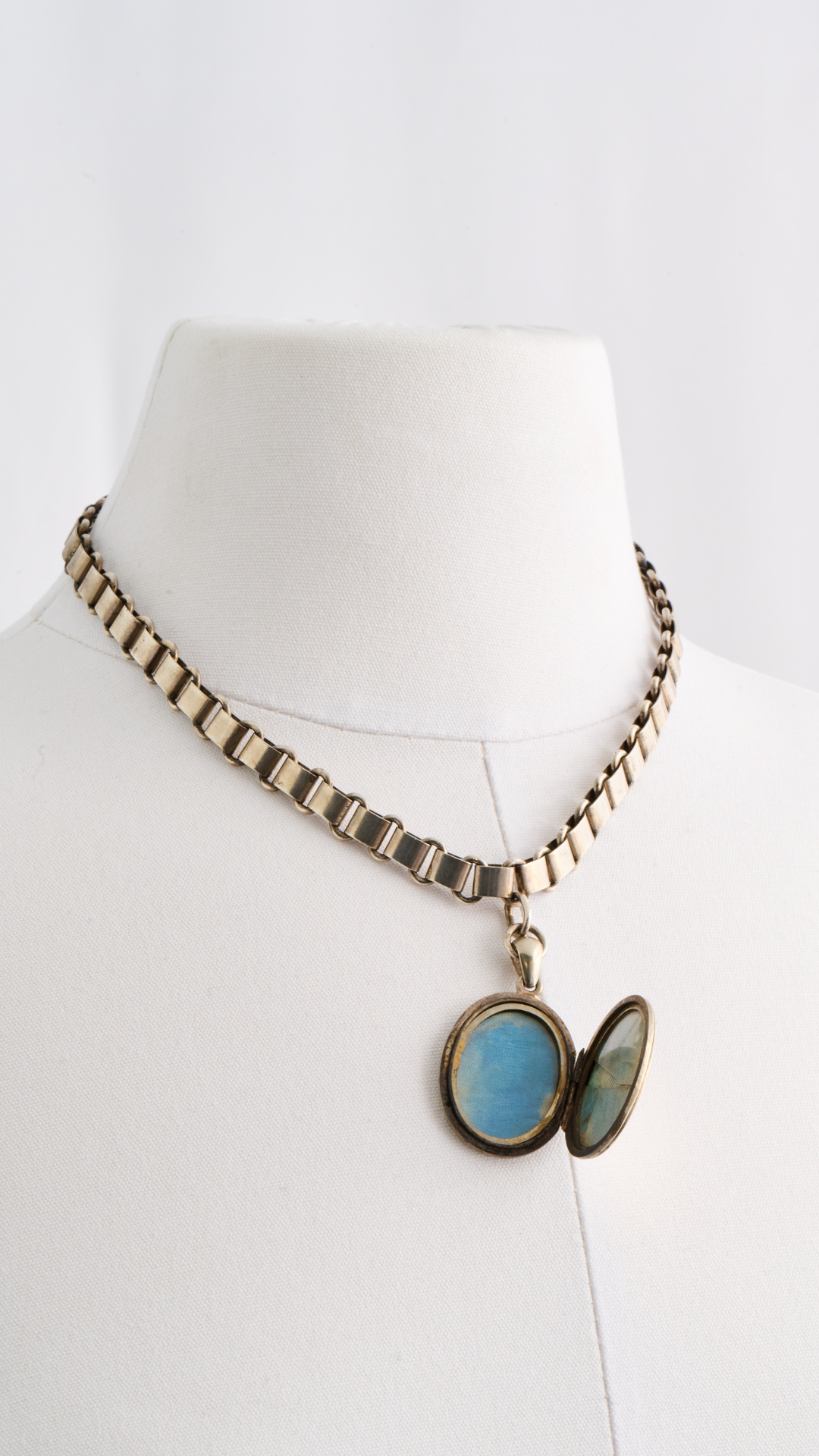 Sterling  Bookmark Chain w/Locket