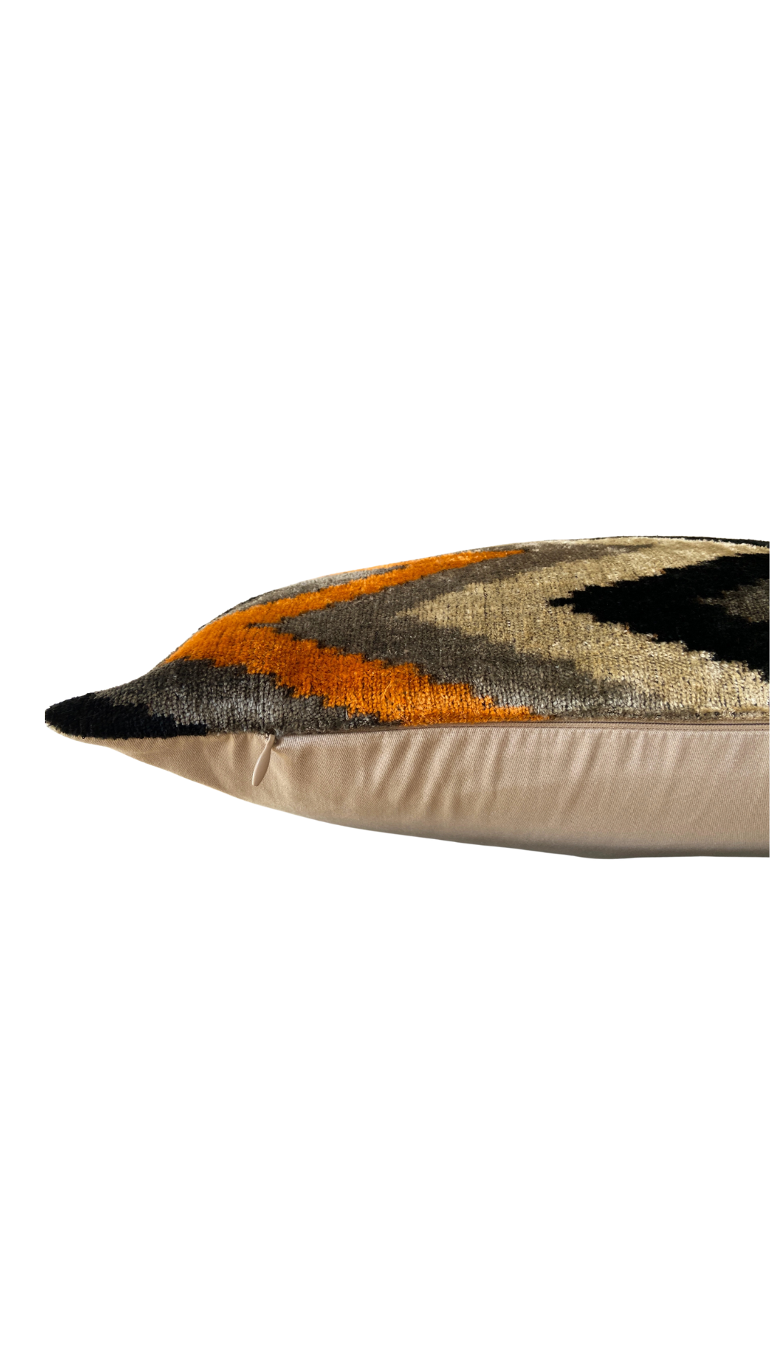 Ikat Zig Zag Velvet Pillow Sham