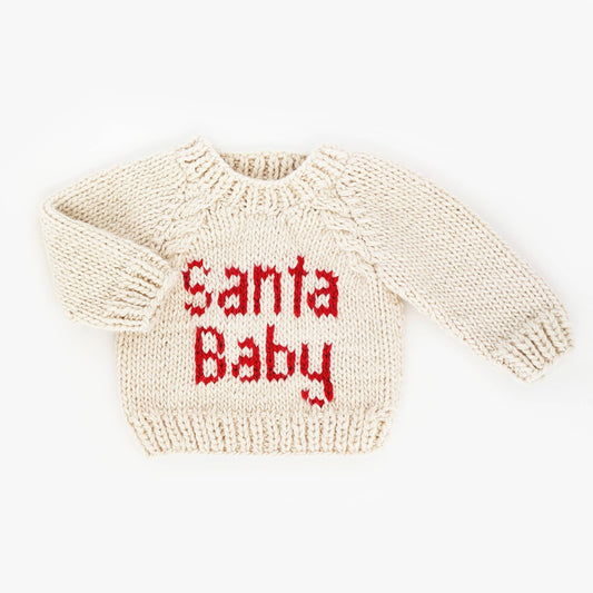 Kids Santa Baby Crew Neck Sweater