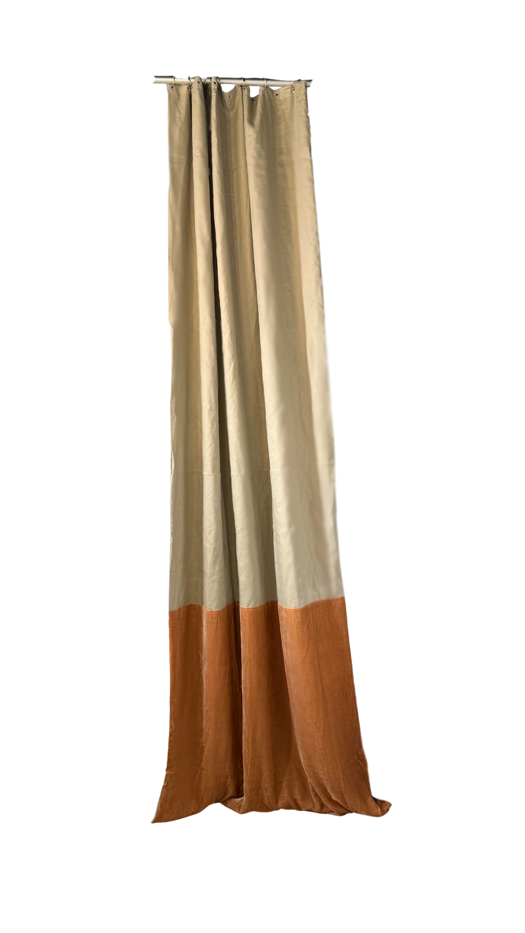 Double Layer Curtain (Silk & Velvet) 4ft x 9ft