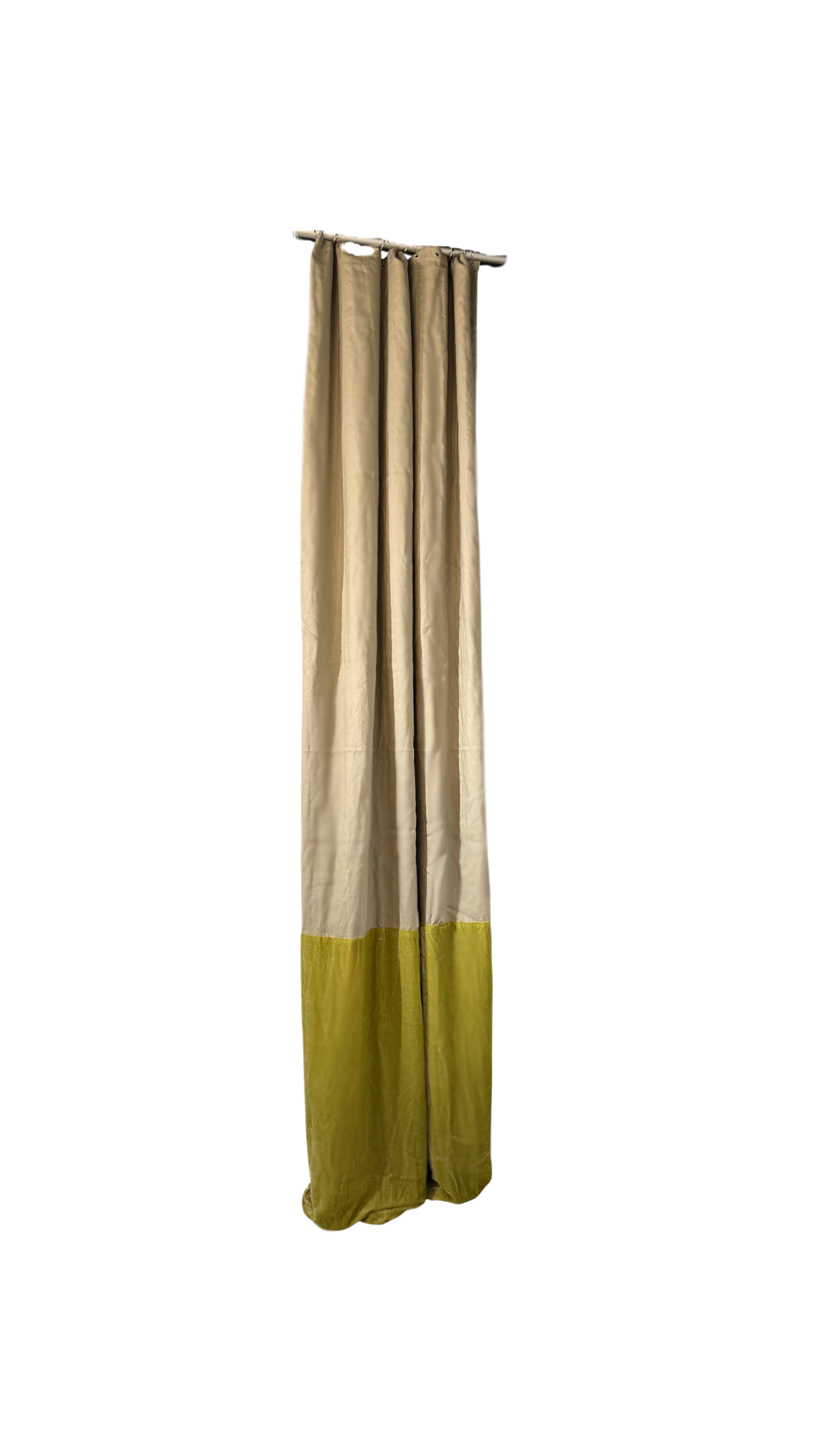 Double Layer Curtain (Silk & Velvet) 4ft x 9ft