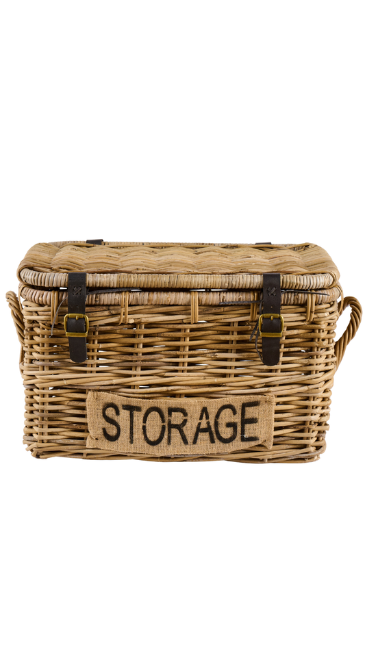 Bocita Lidded Storage Basket