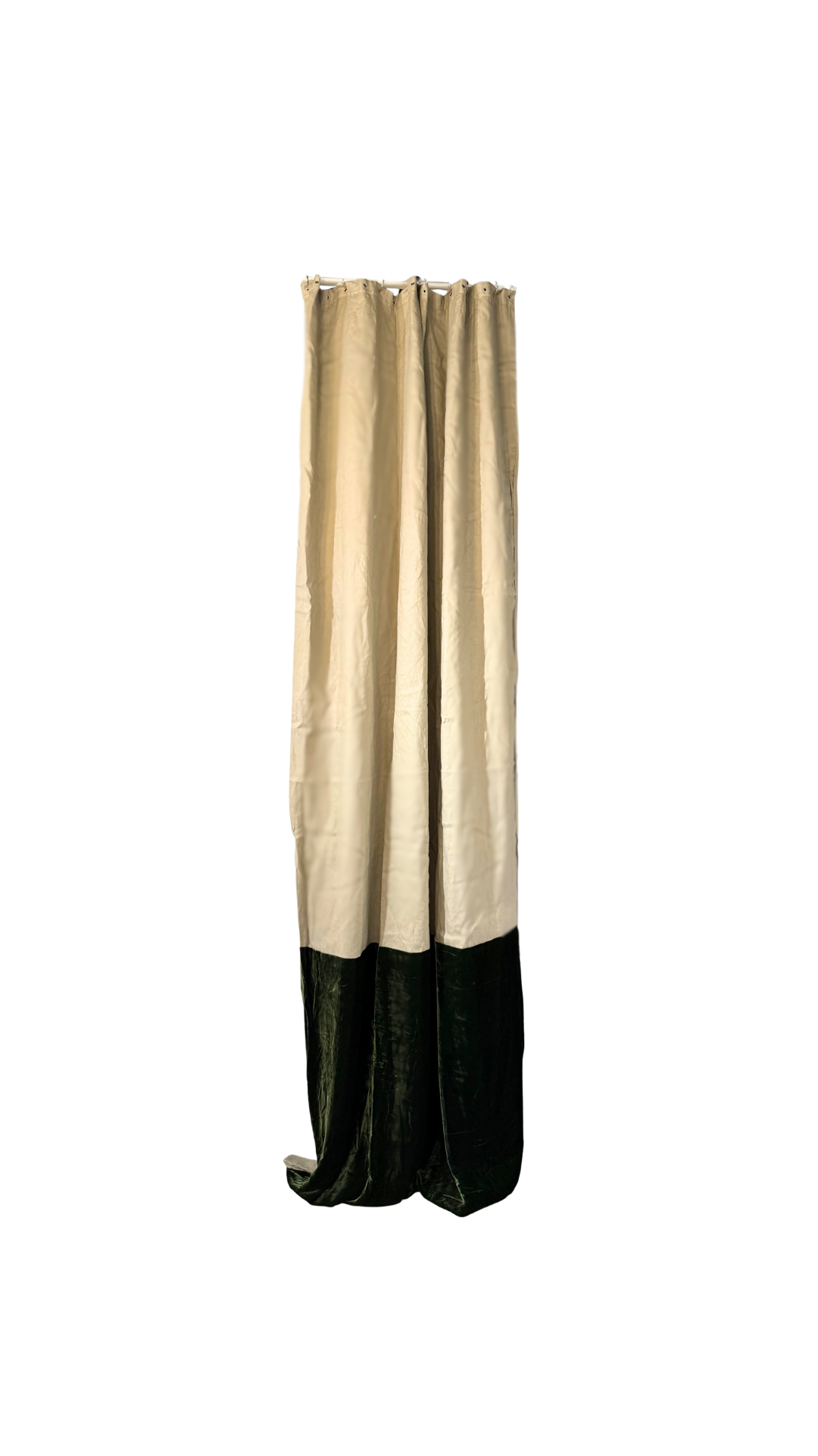 Double Layer Curtain (Silk & Velvet) 4ft x 9ft