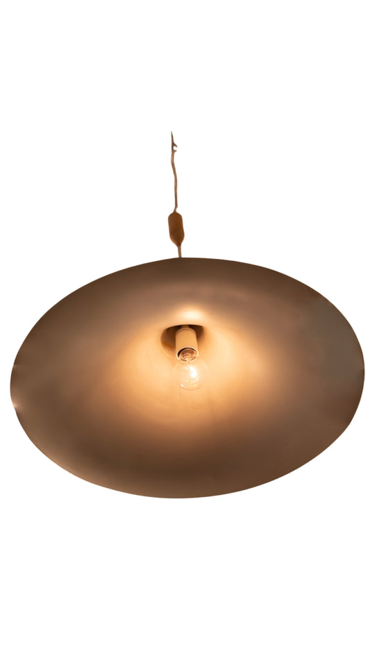 Antique White Metal Chandelier