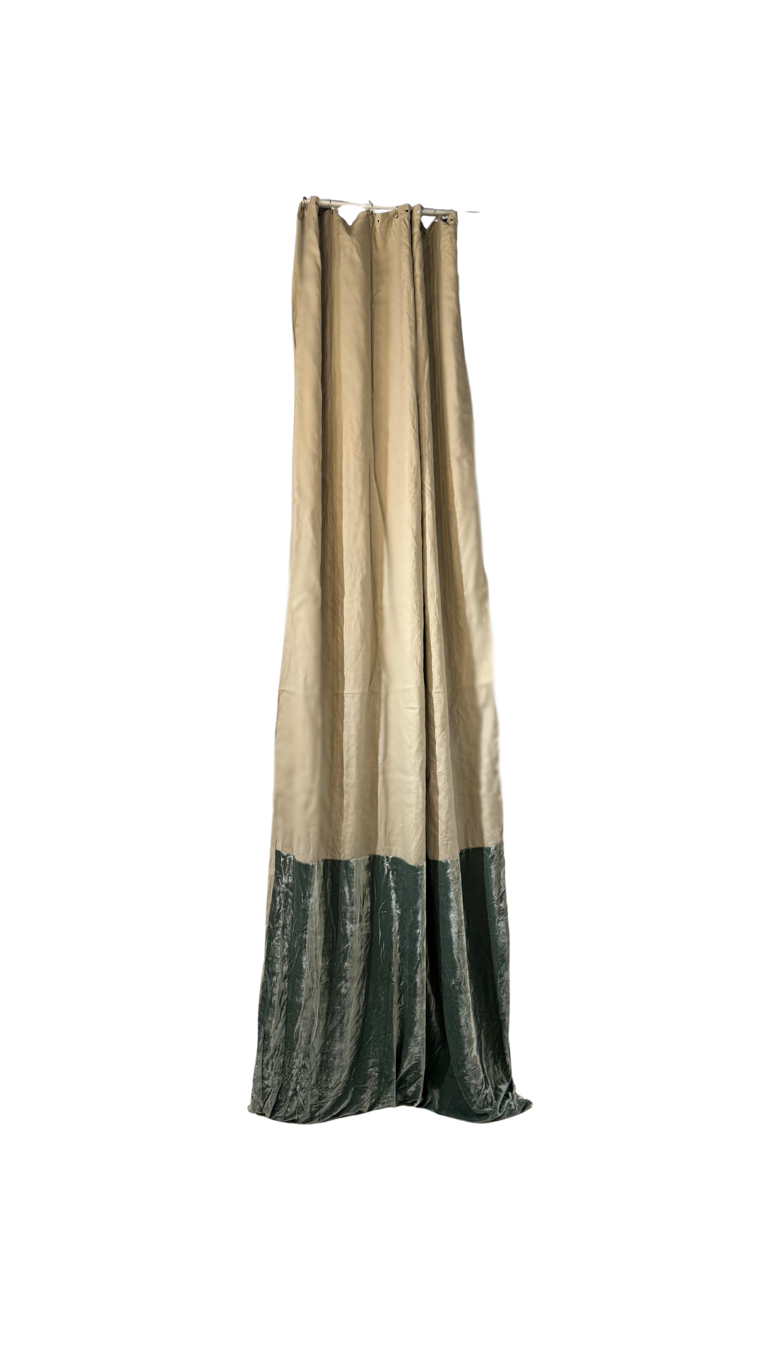 Double Layer Curtain (Silk & Velvet) 4ft x 9ft