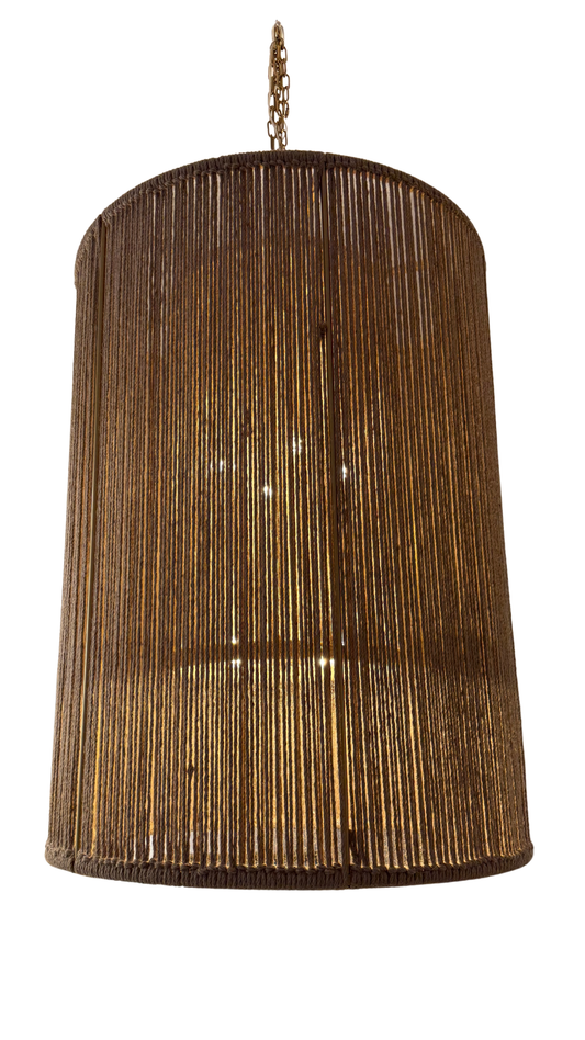 OGS-LI07 Iron & Rope Wrapped Chandelier