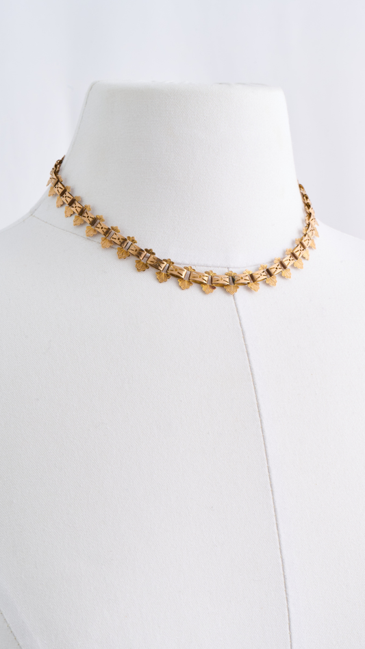 120 Victorian Gold Collar Necklace