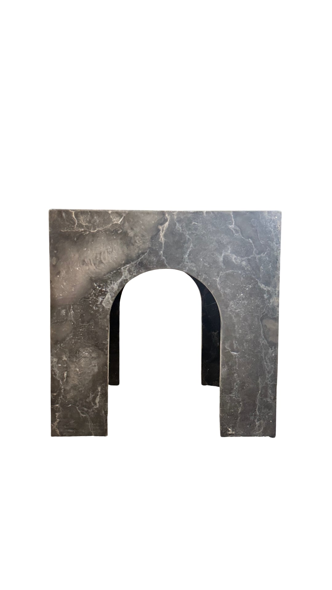 M25 Black Marble Side Table Square
